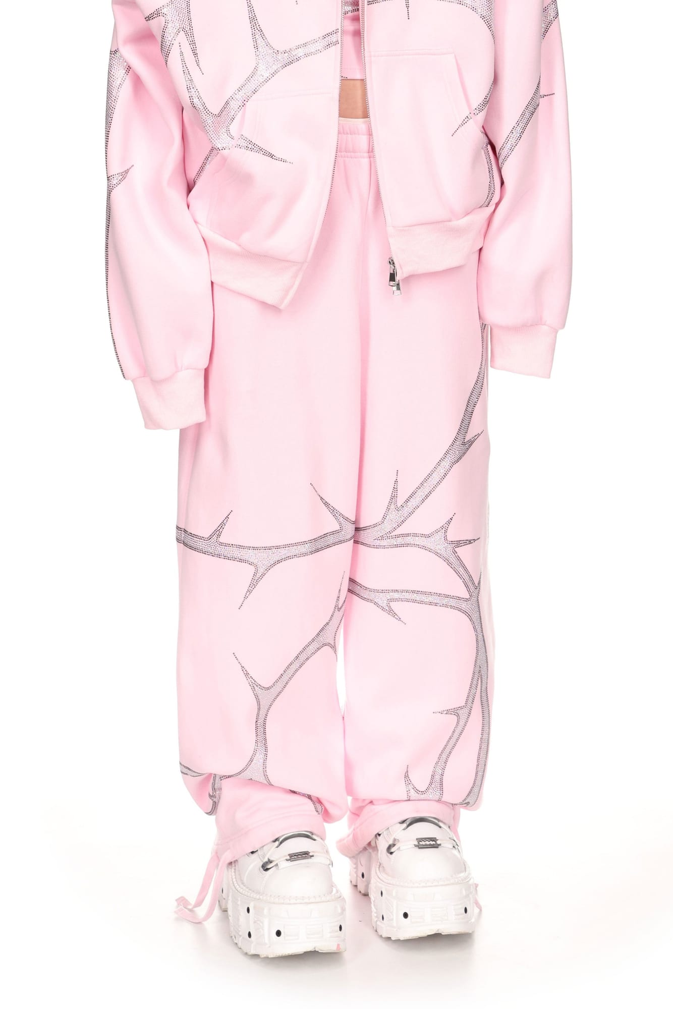 THORN STUDDED OVERSIZED SWEATPANTS