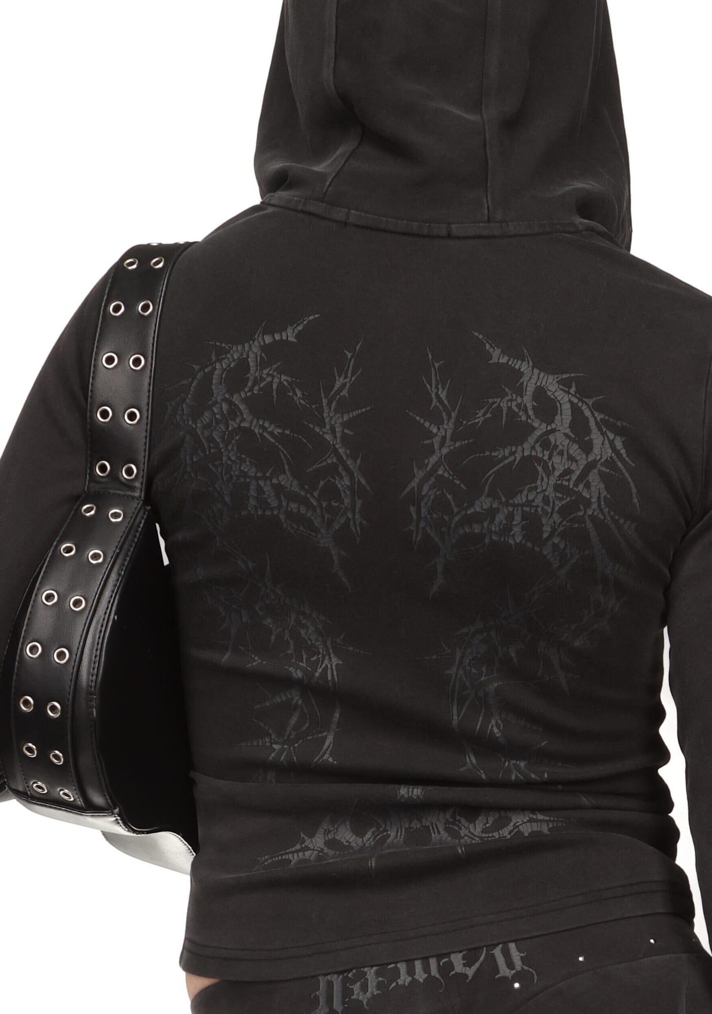 CURSE SCULPT STRETCH ZIP HOODIE