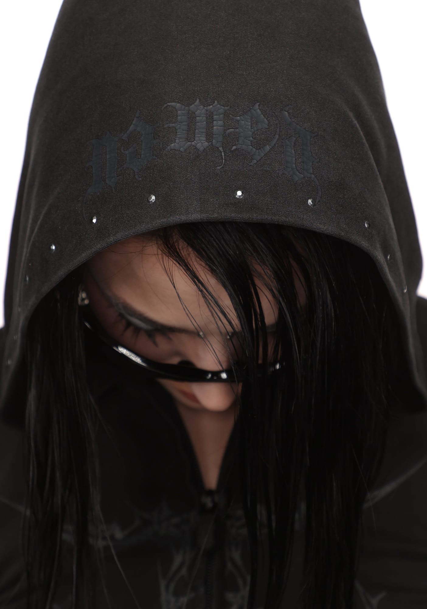 CURSE SCULPT STRETCH ZIP HOODIE