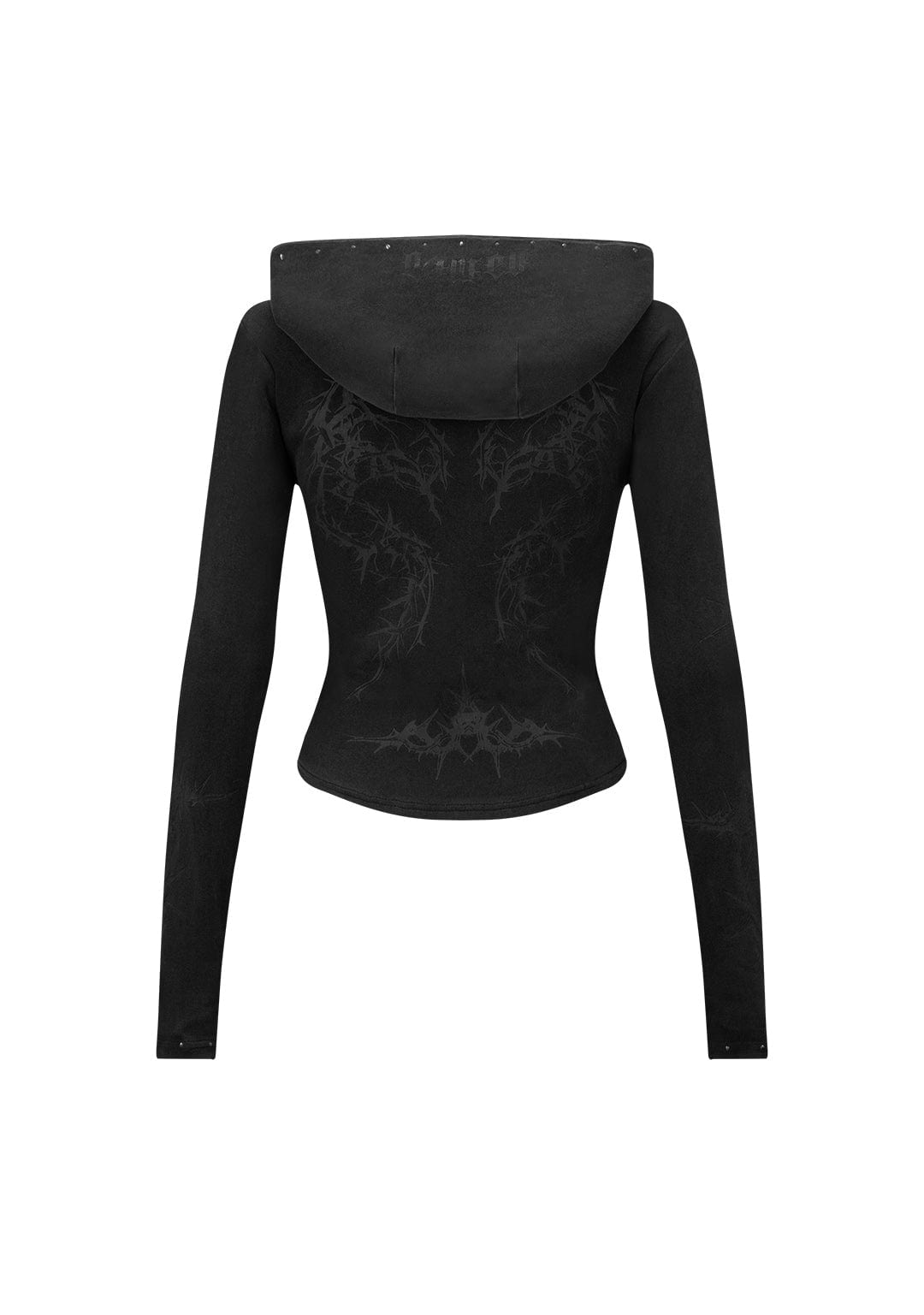 CURSE SCULPT STRETCH ZIP HOODIE
