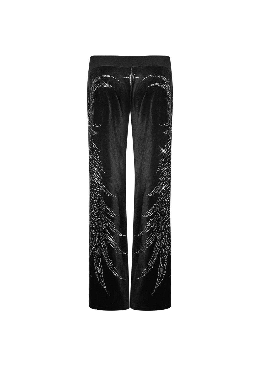 Fallen Rhinestone Velour Sweatpants