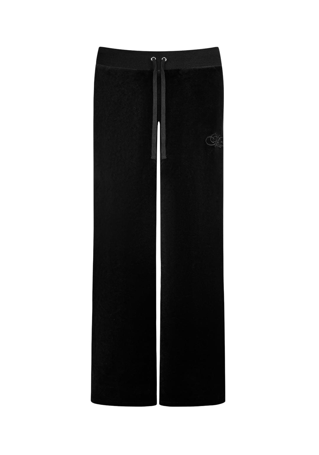 IDOL Rhinestone Velour Sweatpants