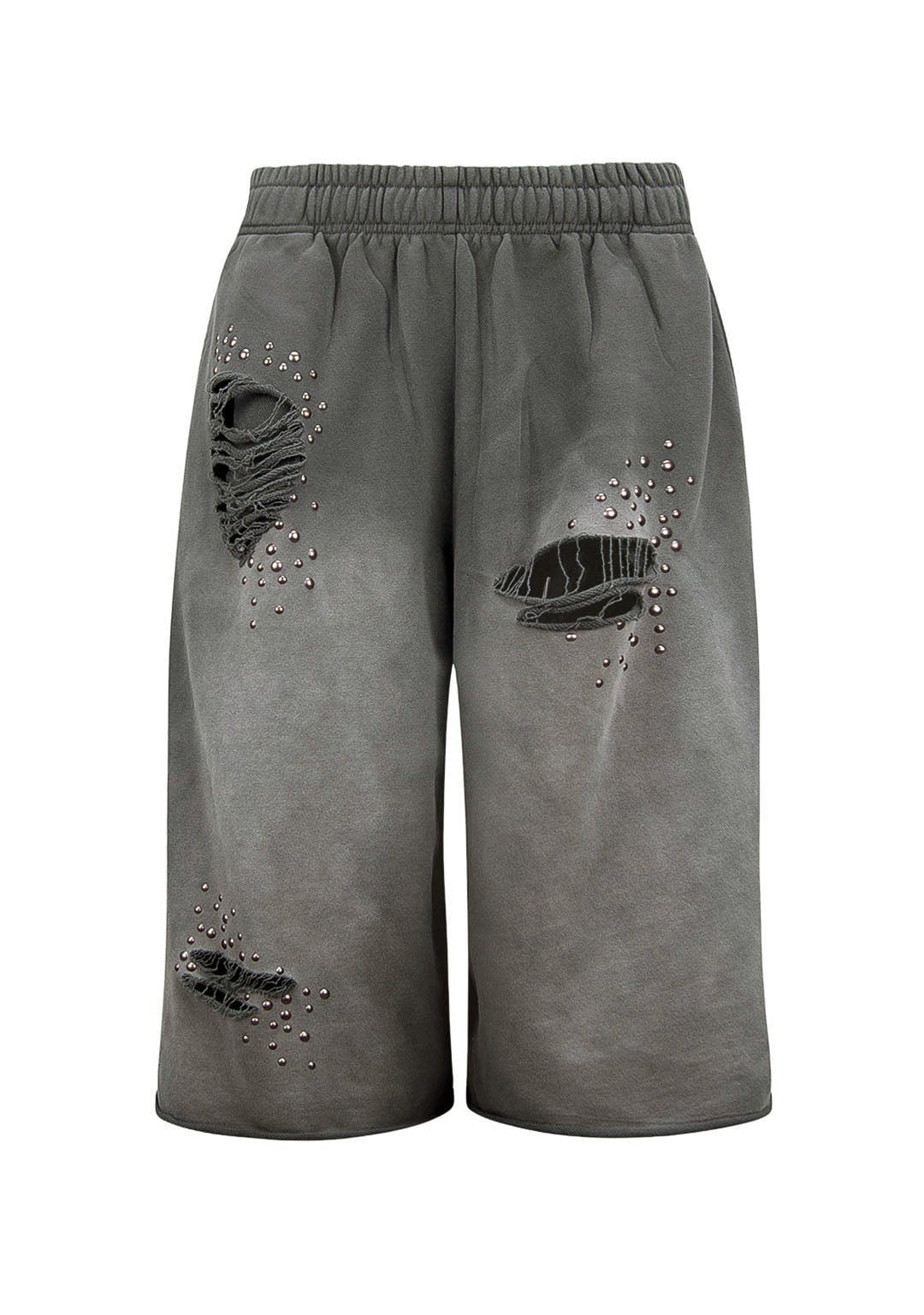 Shadow Studded Oversized Sweatshorts
