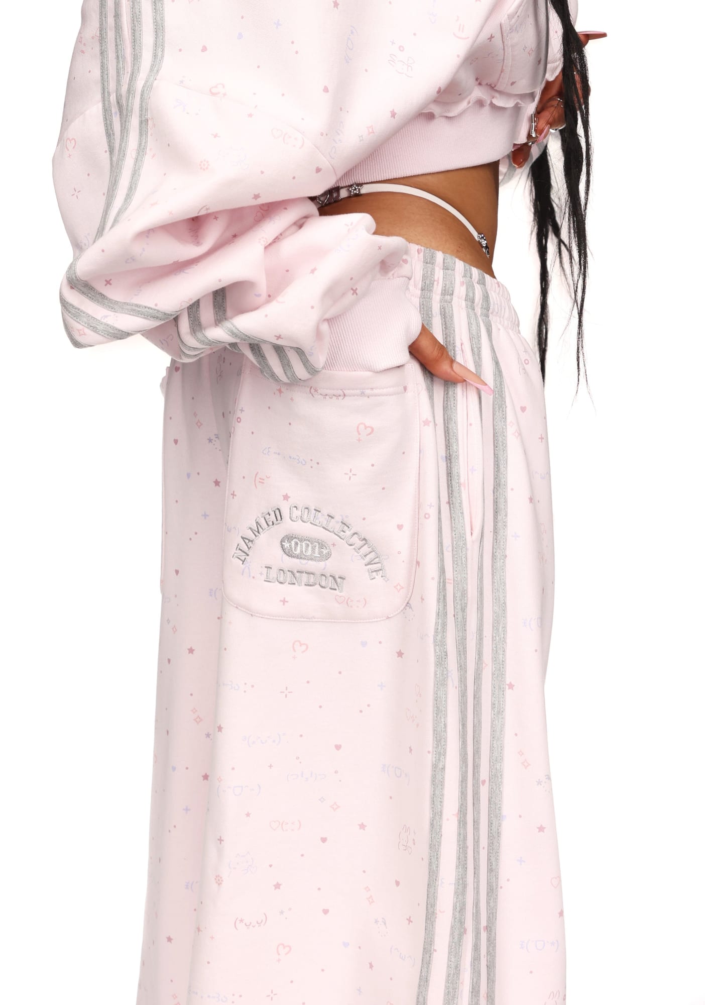 MALFUNCTION Sporty Oversized Sweatshorts