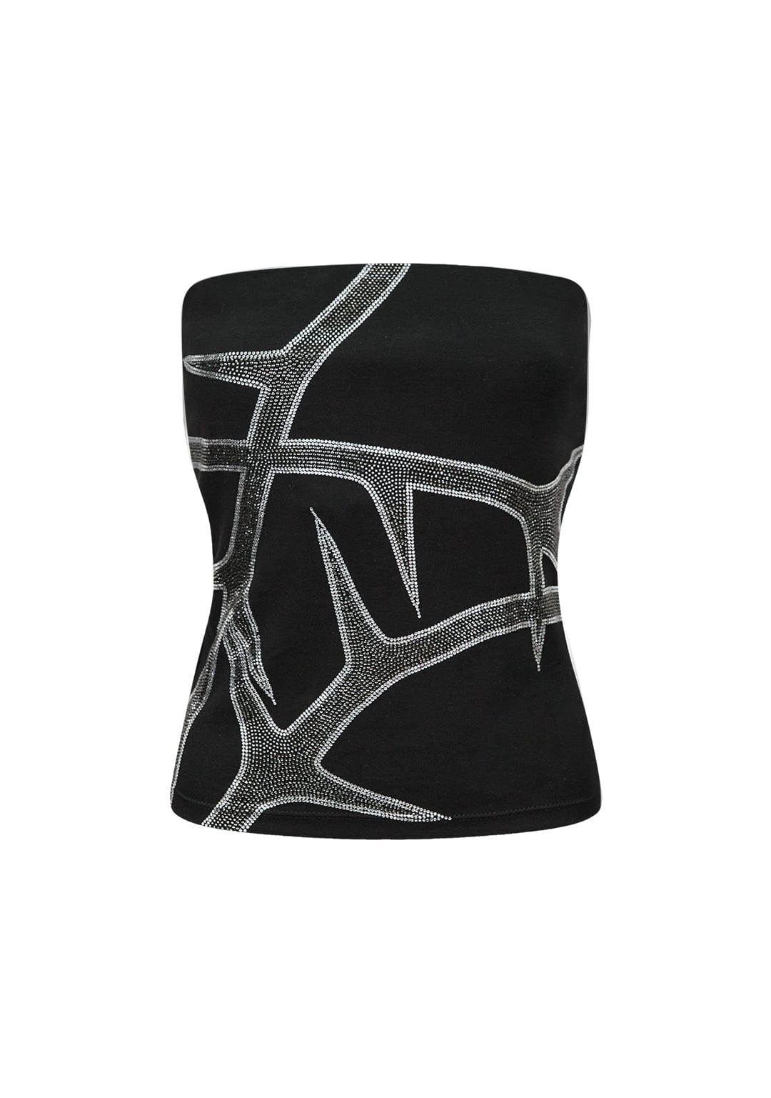THORN Rhinestone Tube Top