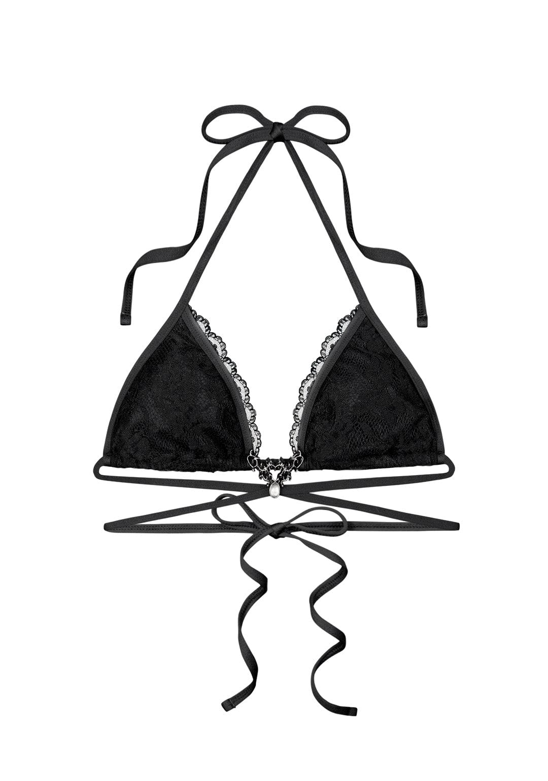 ALLURE LACE TRIANGLE BIKINI TOP