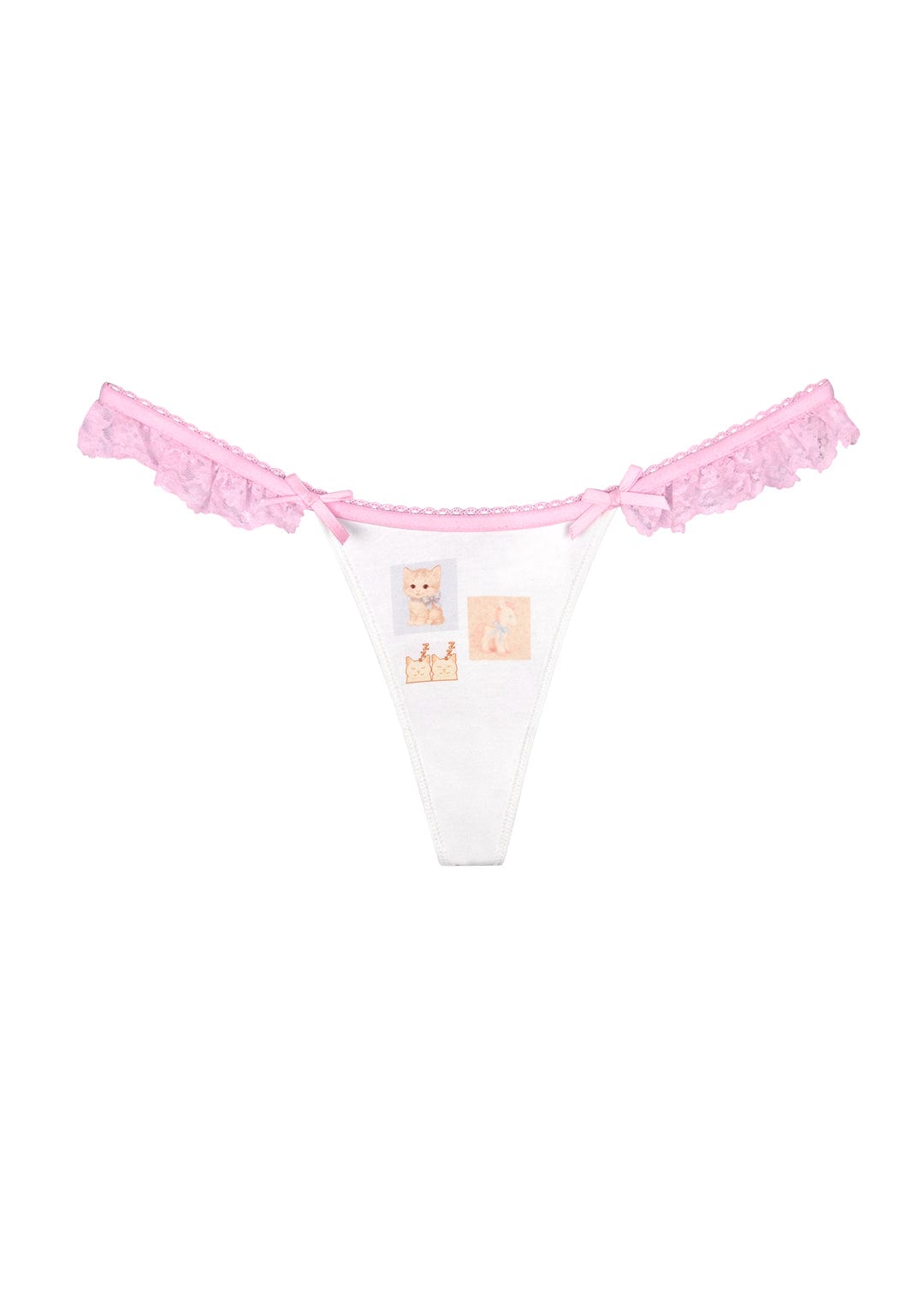 WHISPER Lace Trim Thong