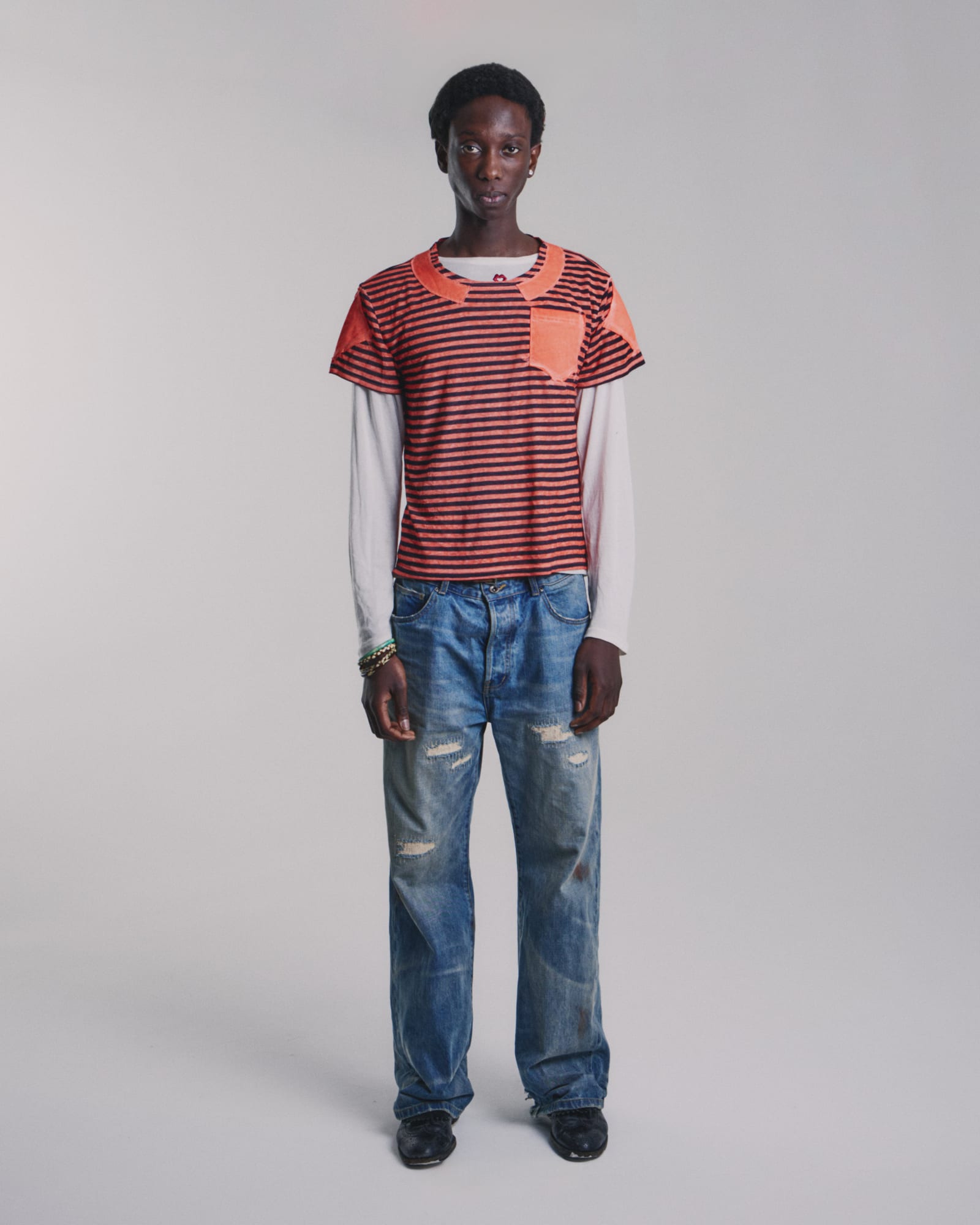 Sailor Top « Peau de Pêche »
