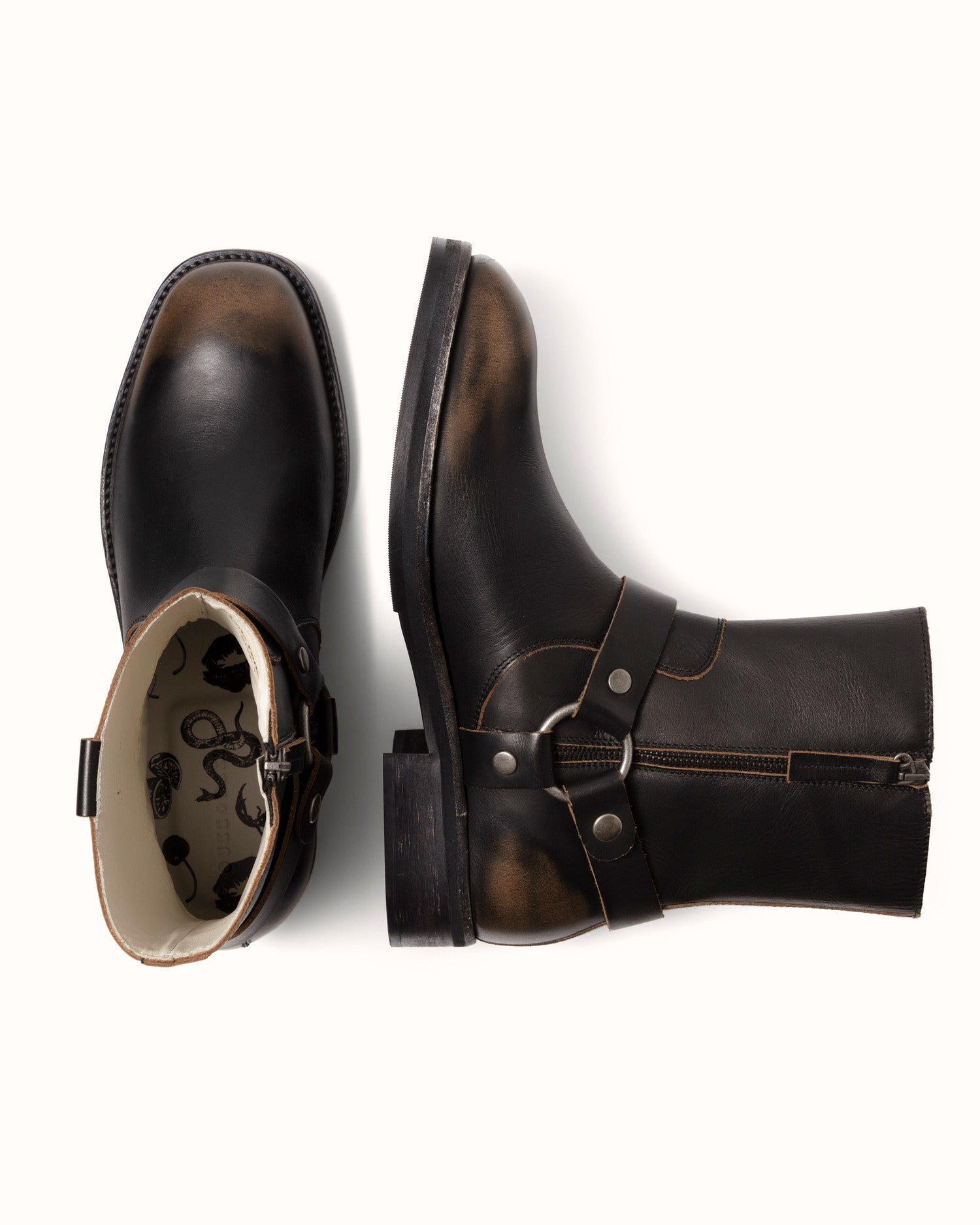 Harley Distressed Biker Boot