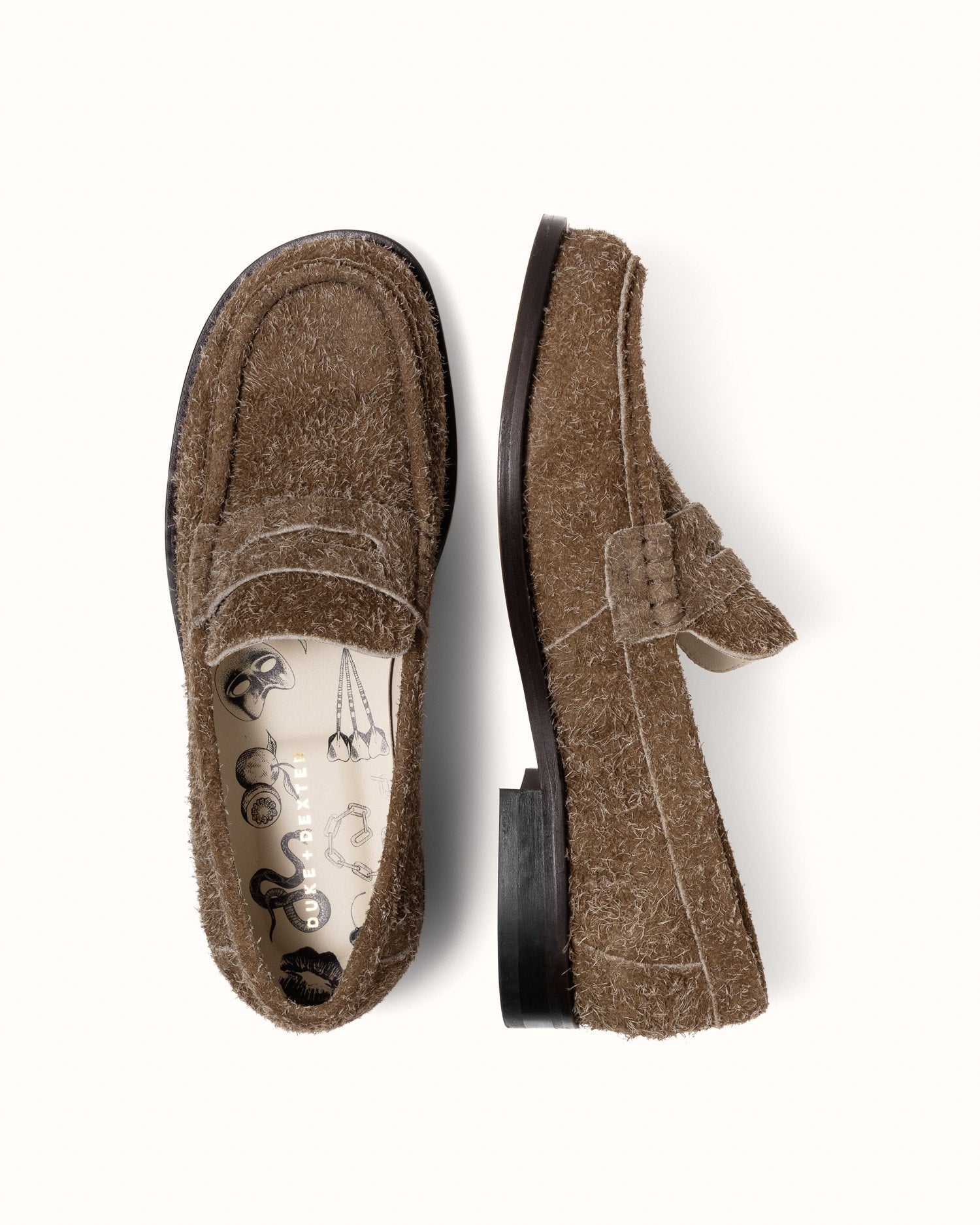 Willis Hairy Suede Penny Loafer