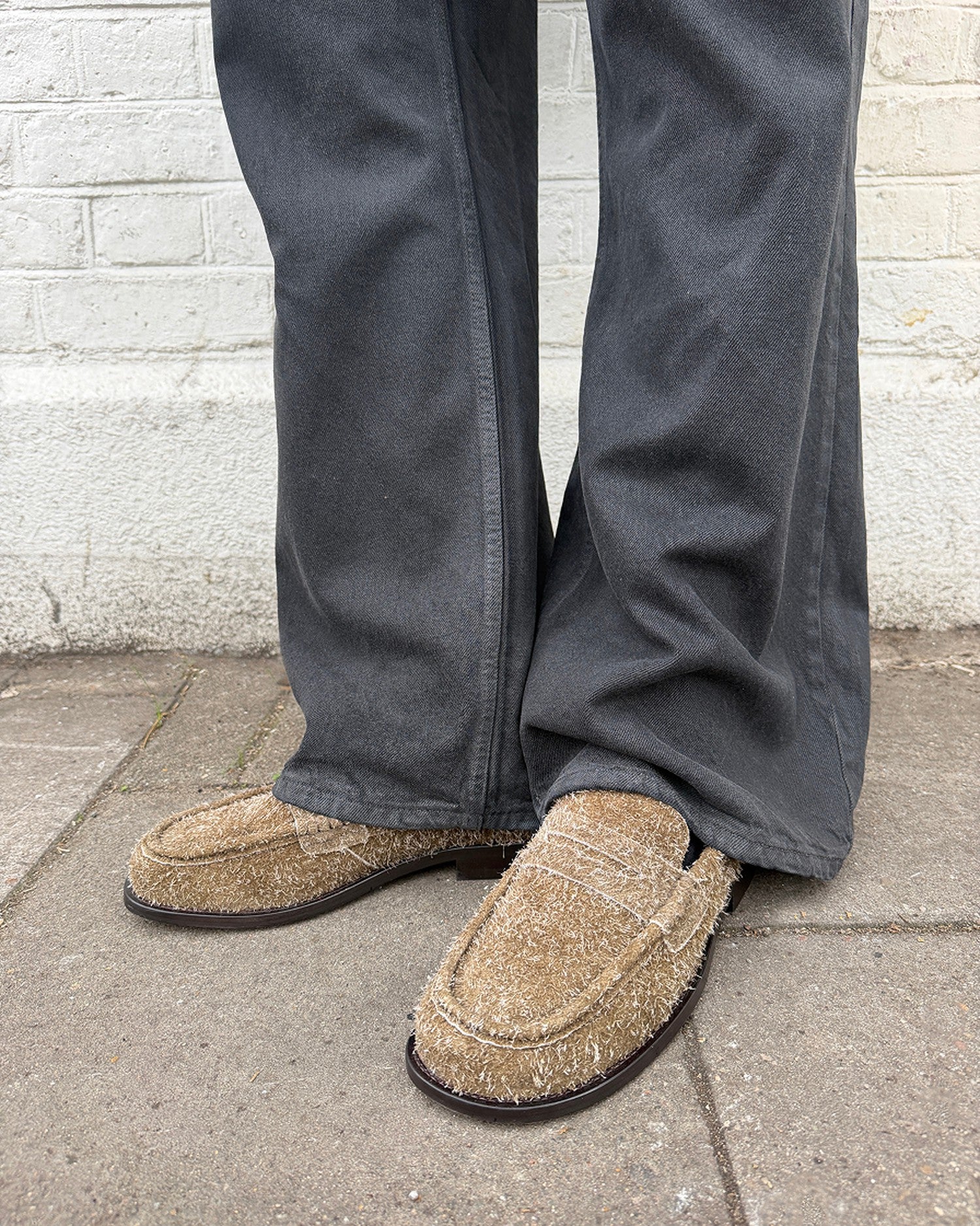 Willis Hairy Suede Penny Loafer