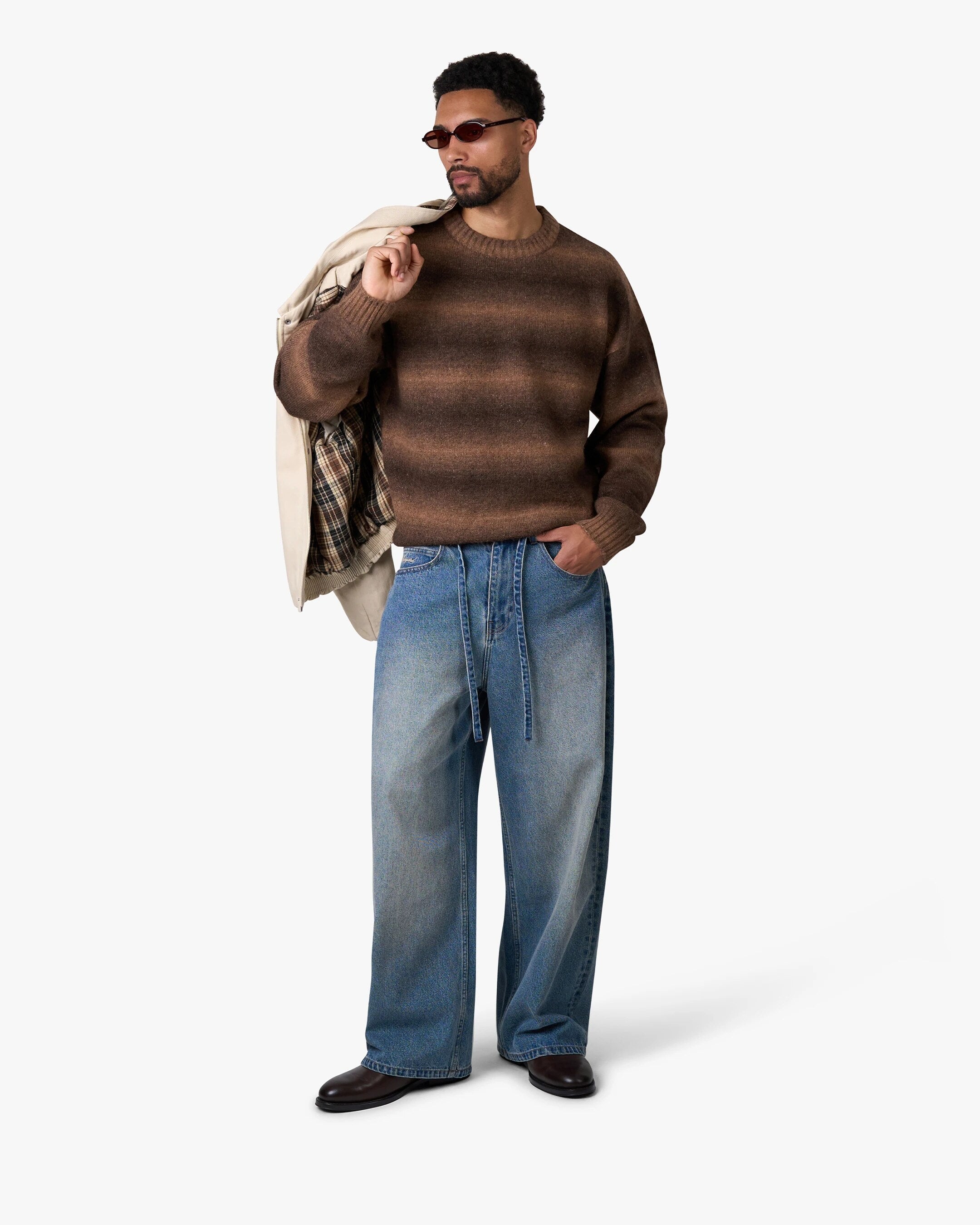Aria Oversized Gradient Sweater