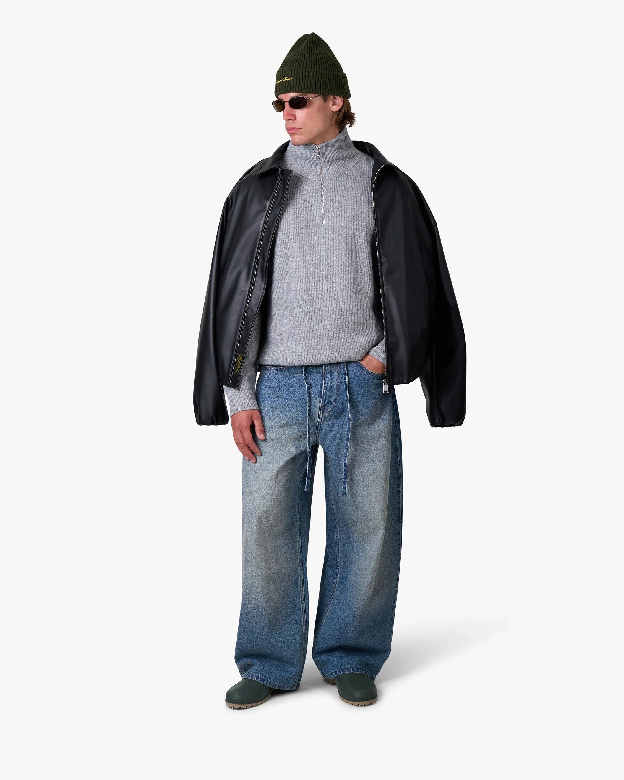 Sontuso Knitted Half-Zip Sweater