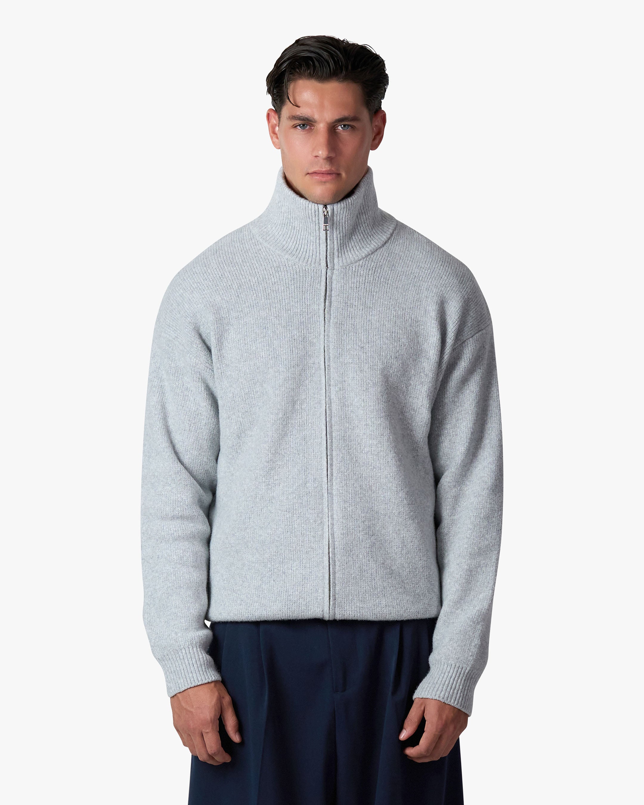 Ventura Cotton Zip-Up Cardigan