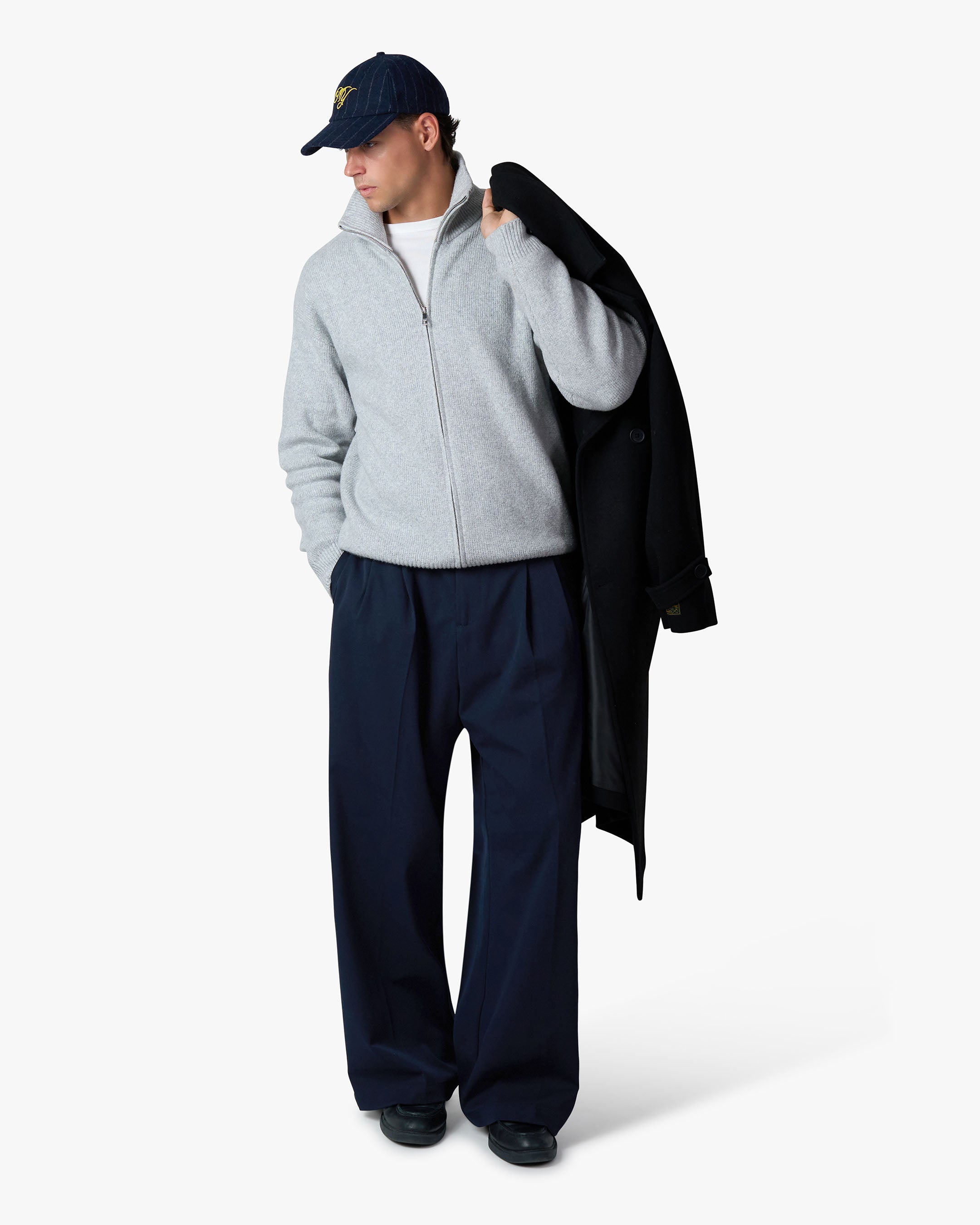 Ventura Cotton Zip-Up Cardigan