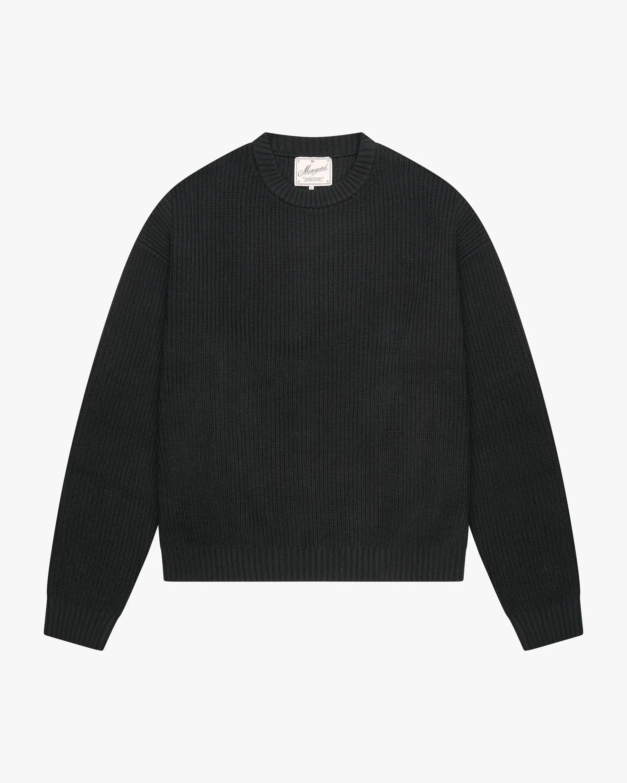 Naval Knitted Cotton Sweater