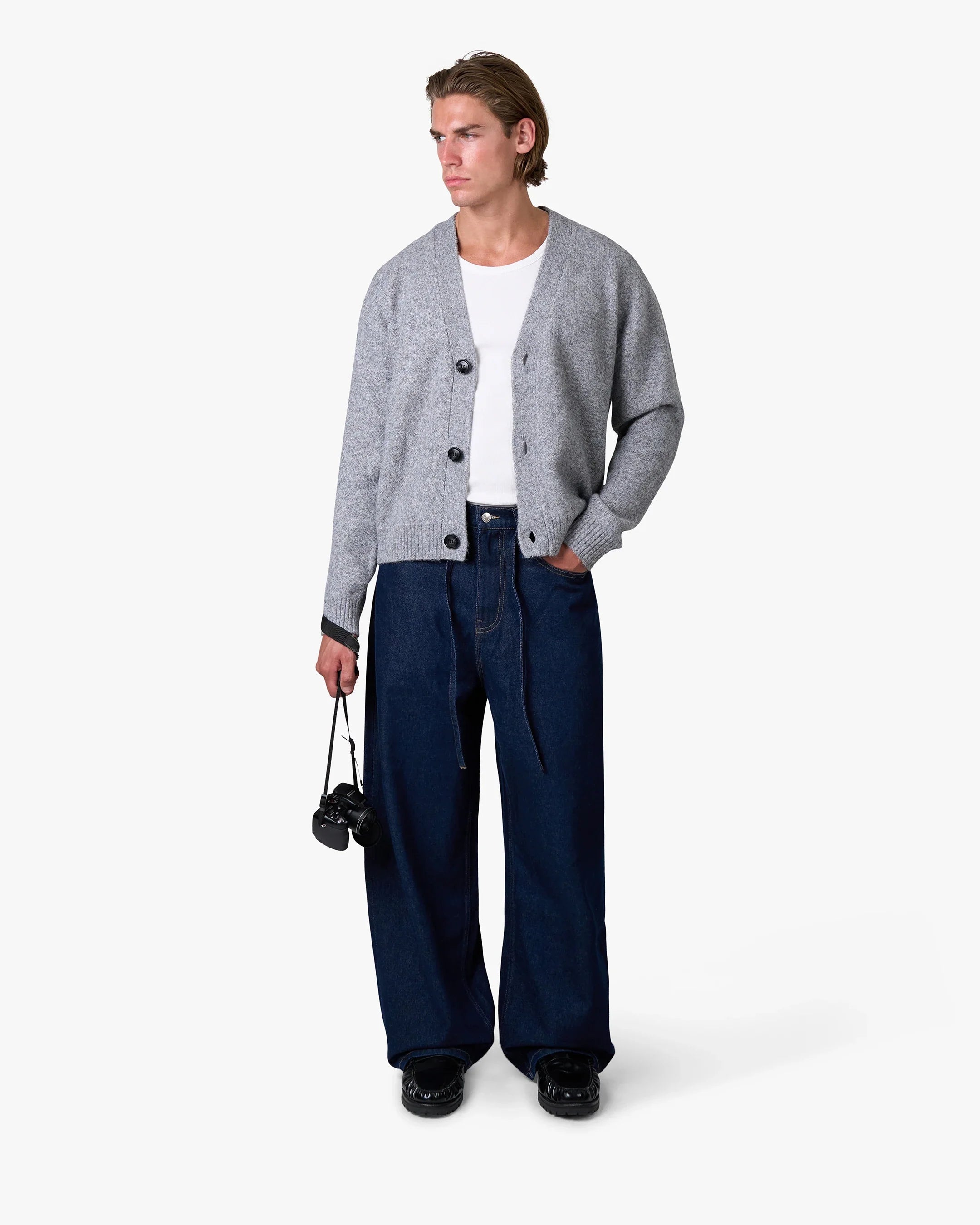 Marea V-Neck Brushed Cardigan