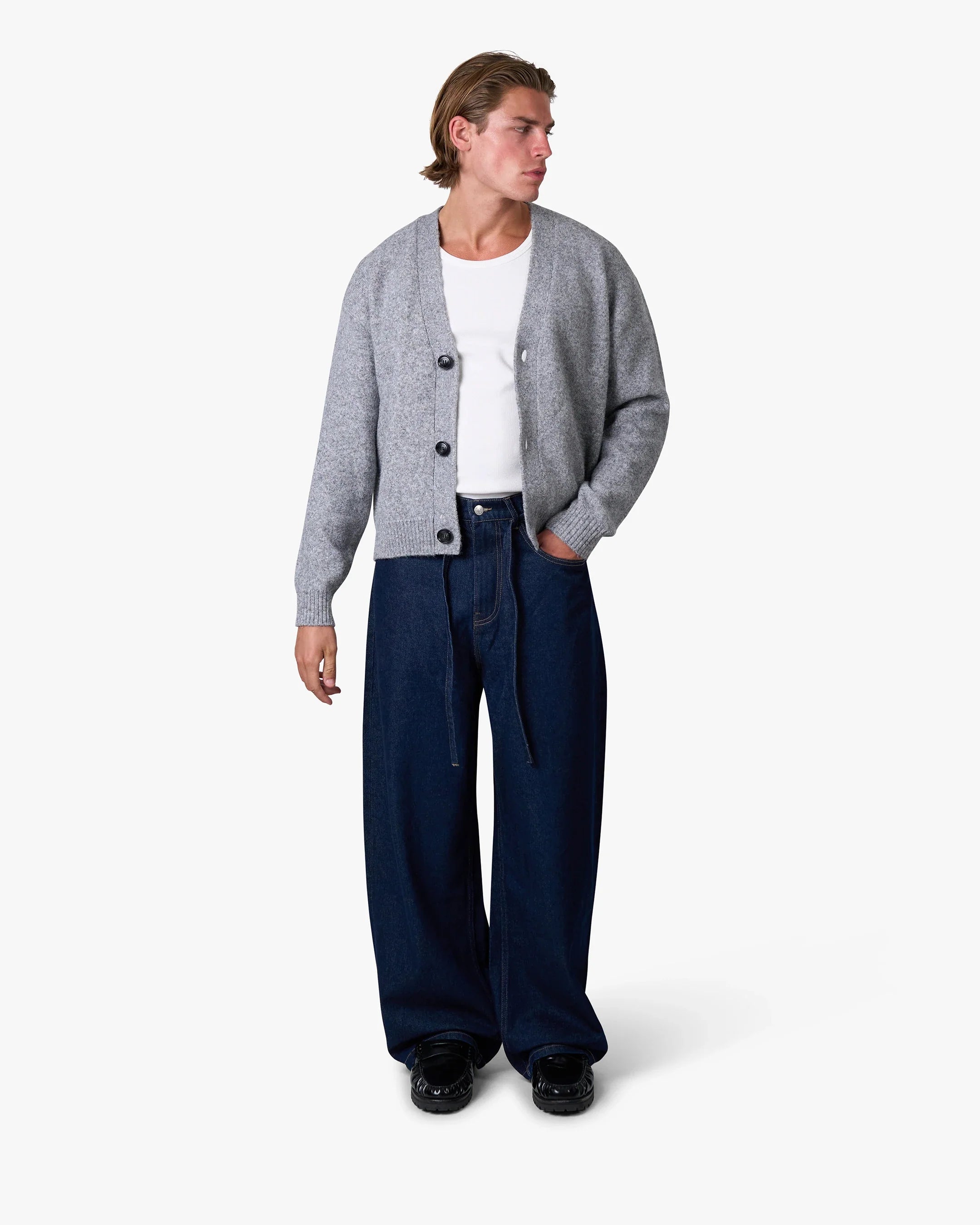 Marea V-Neck Brushed Cardigan
