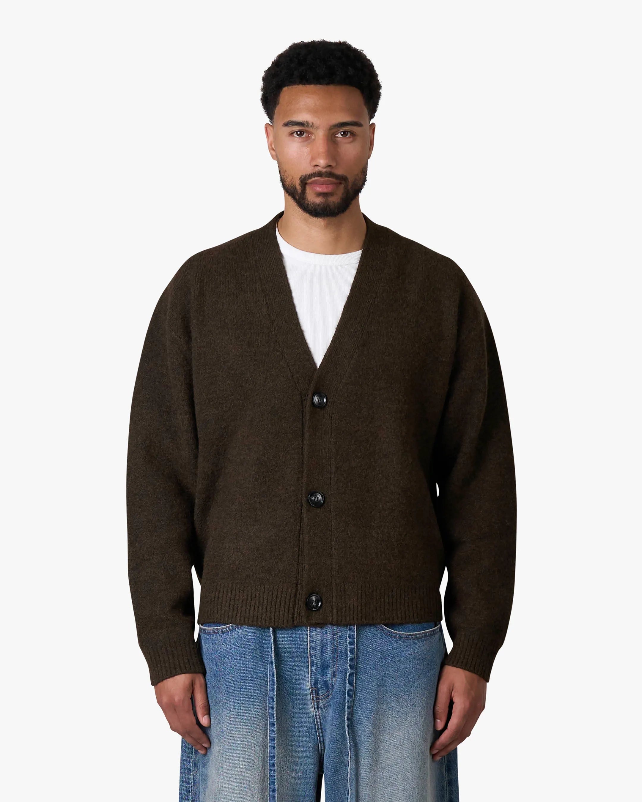 Marea V-Neck Brushed Cardigan