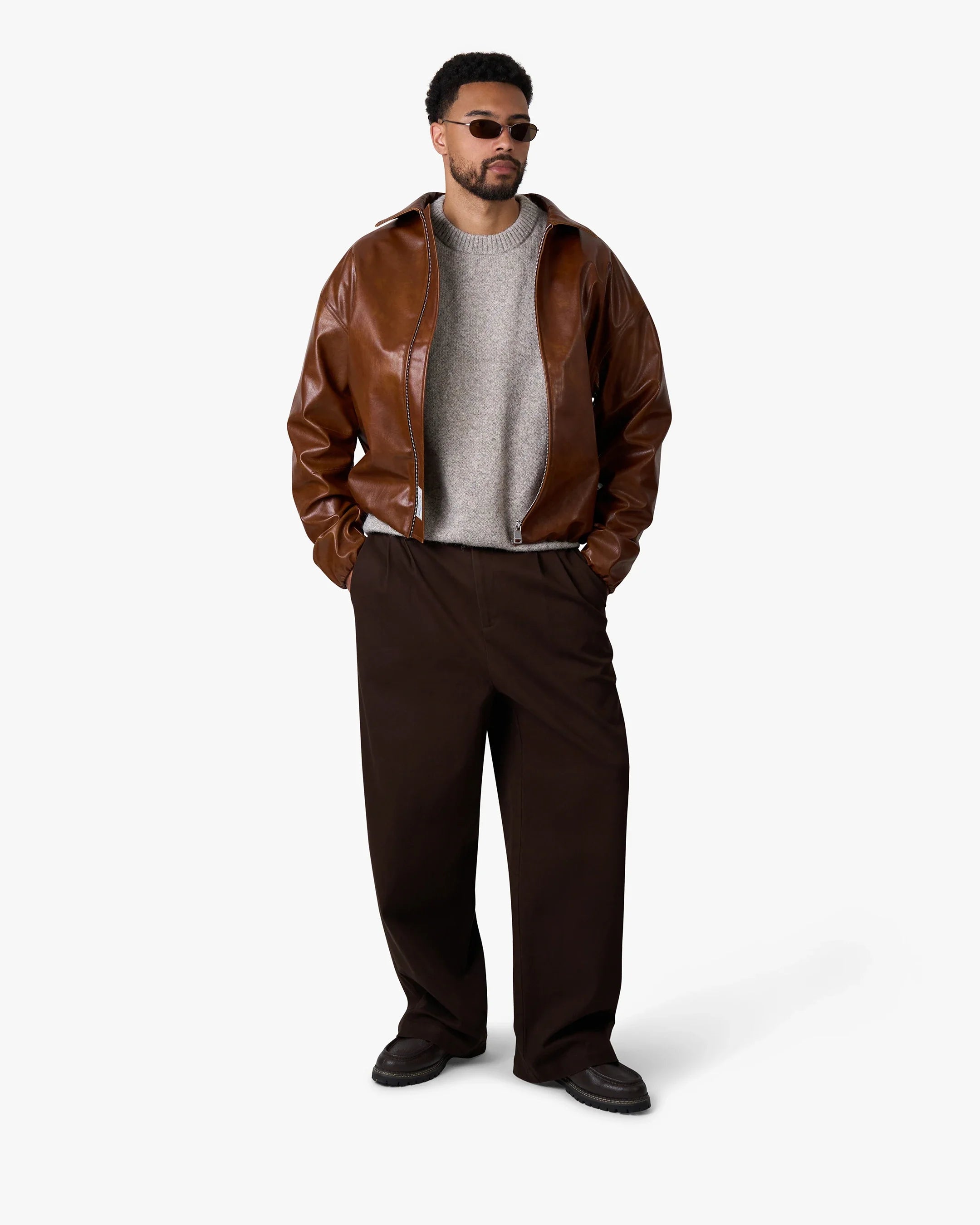 Brixton Wool-Blend Brushed Sweater