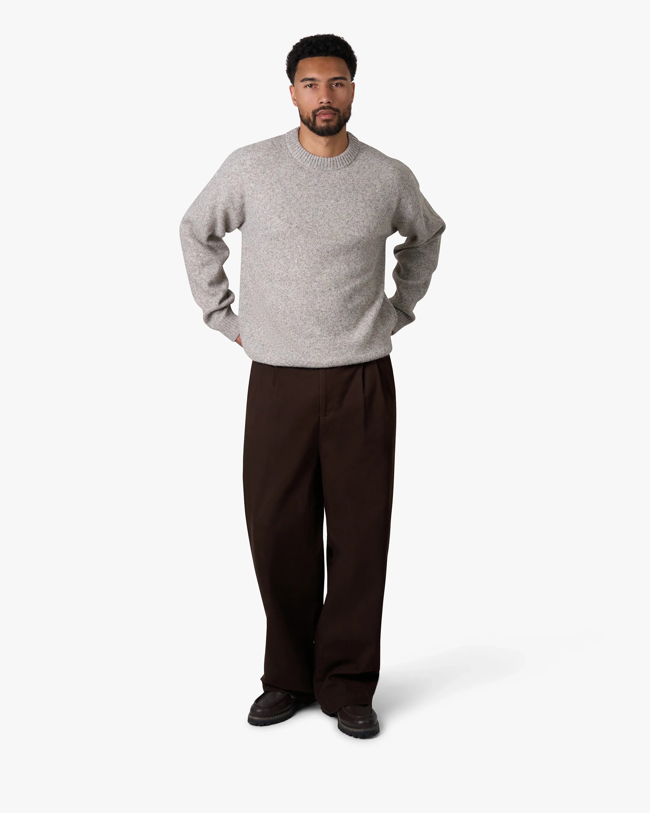 Brixton Wool-Blend Brushed Sweater