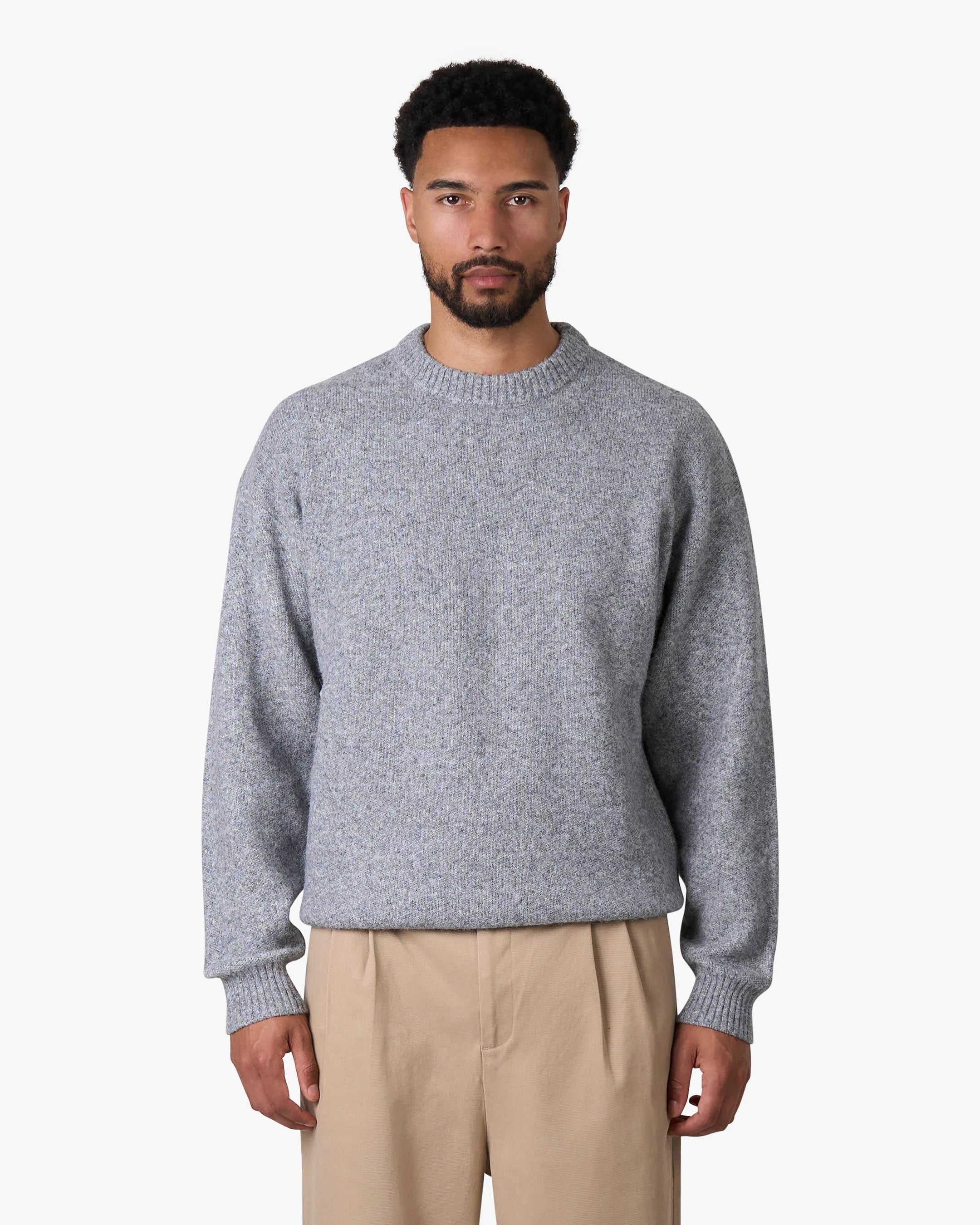 Brixton Wool-Blend Brushed Sweater