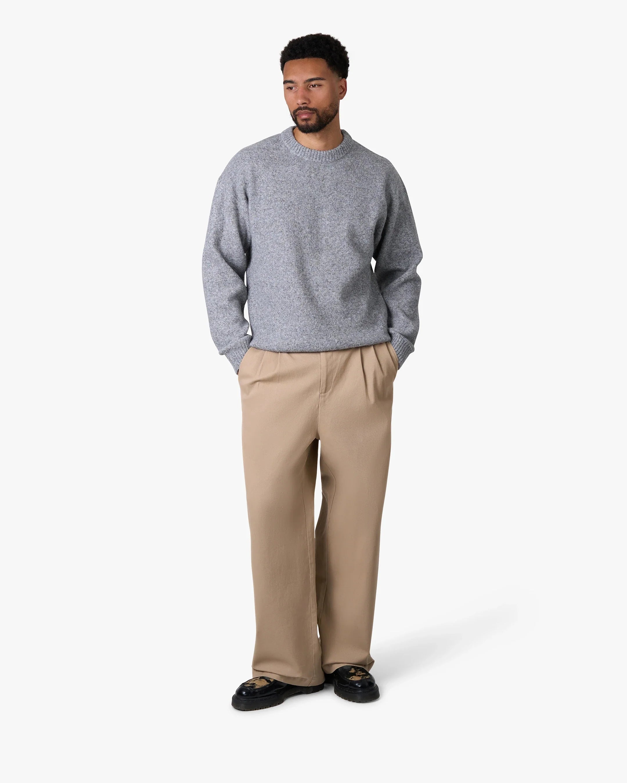 Brixton Wool-Blend Brushed Sweater