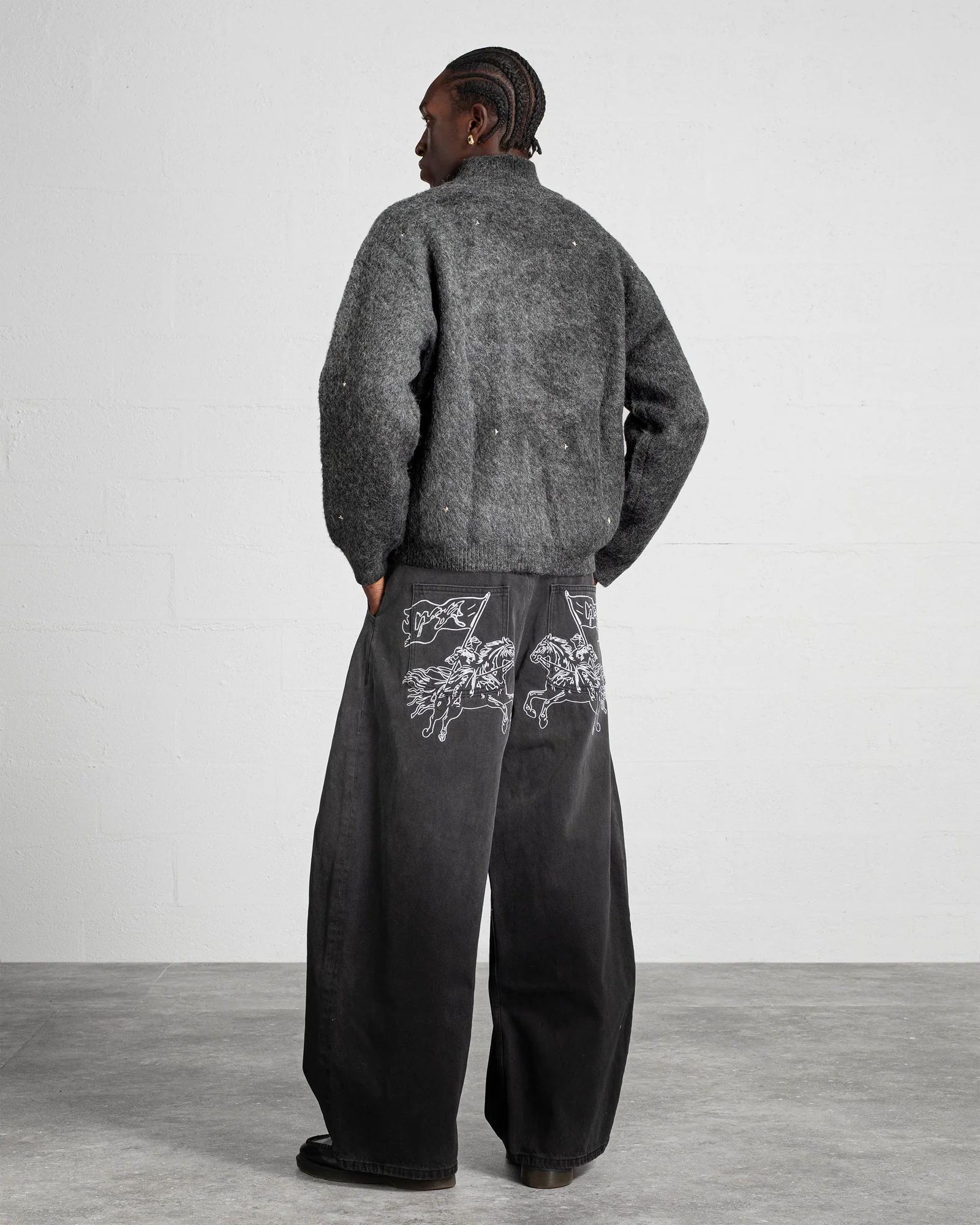 MOONLIGHT Mohair Zip Cardigan