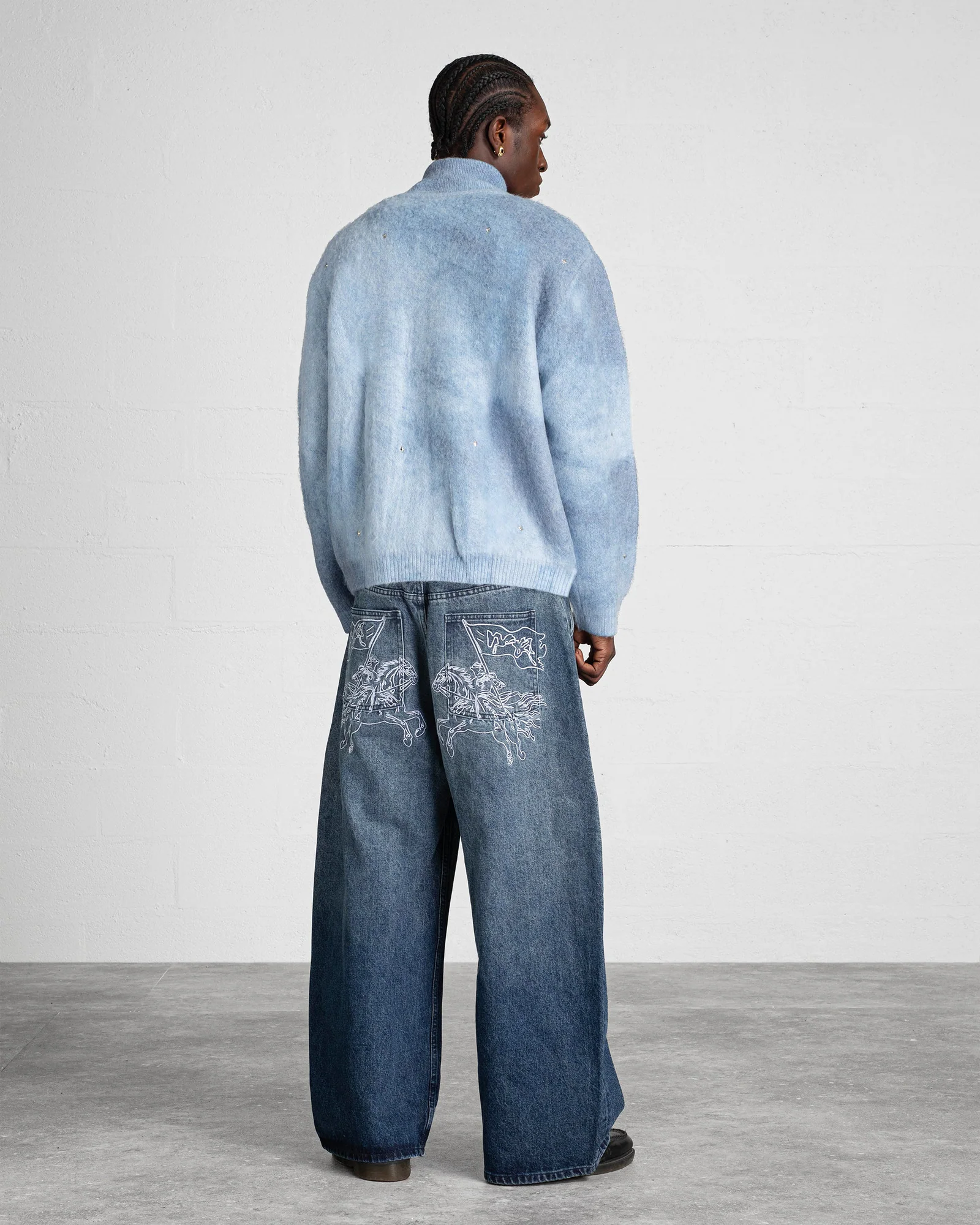 MOONLIGHT Mohair Zip Cardigan
